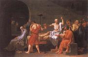 Jacques-Louis  David The Death of Socrates oil painting reproduction